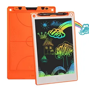 10 Inch LCD Writing Tablet for Kids Colorful Screen Doodle Board - Erasable Electronic Painting Pads Drawing Tablet - Qrange ,Toddler Boy and Girl Learning Toys Gift for 3 4 5 6 Years Old