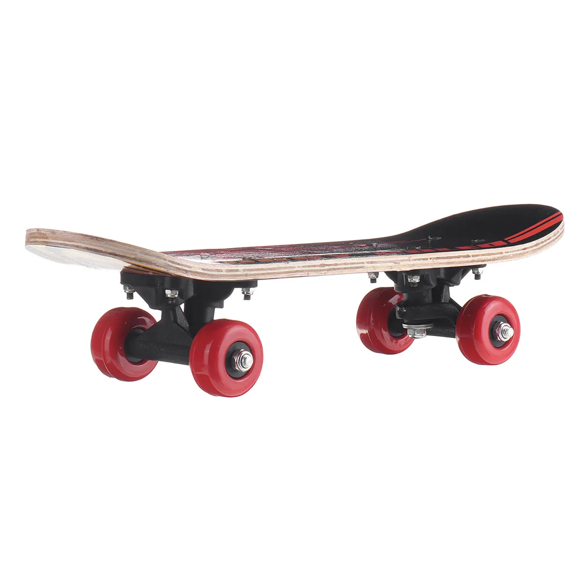 17inch 7-layer Children Skateboard Chinese Maple Decoration Boards Light Wooden Double Rocker Skatebooards