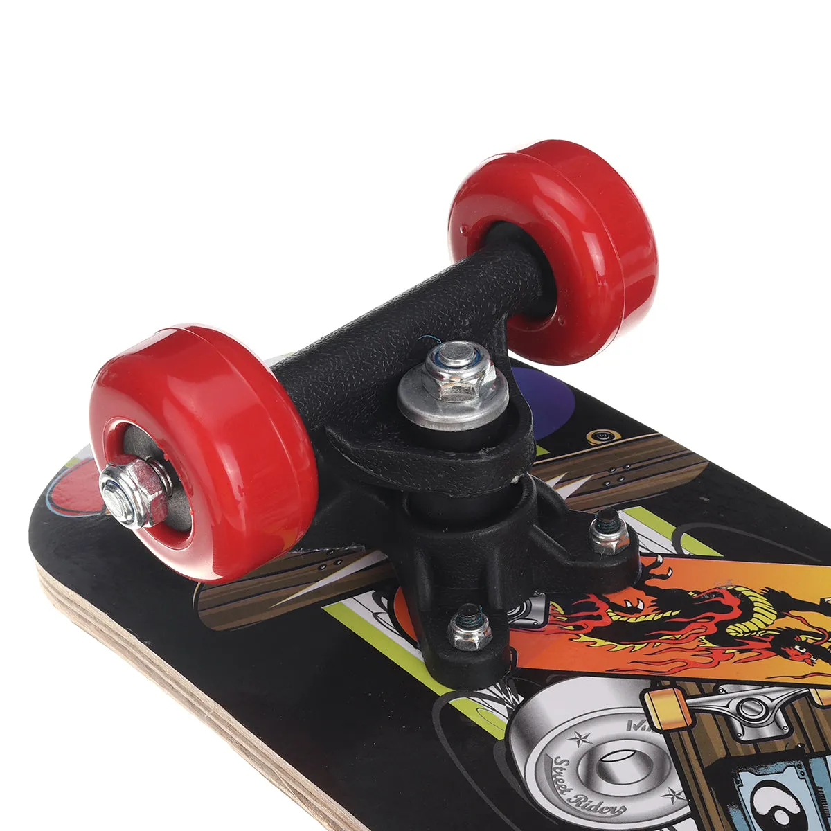 17inch 7-layer Children Skateboard Chinese Maple Decoration Boards Light Wooden Double Rocker Skatebooards