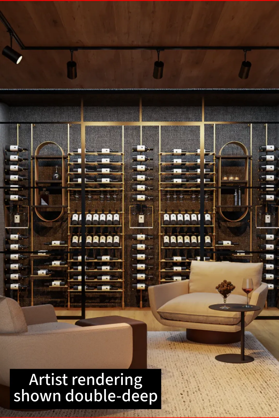 191-Bottle Calabria Wine Wall