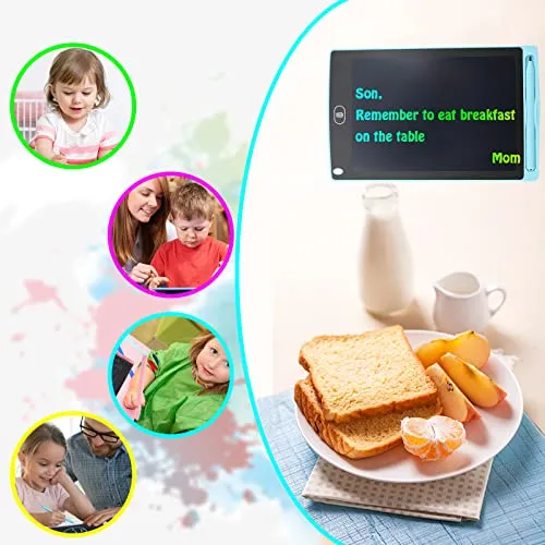 2 Pack LCD Writing Tablet for Kids, 8.5 Inch Colorful Drawing Tablet Writing Pad, Kids Drawing Board Doodle Board , Learning Educational Toy Gift for Age 3-8 Years Old Girls Boys Toddlers