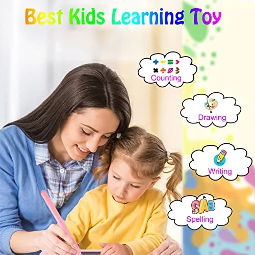 2 Pack LCD Writing Tablet for Kids, 8.5 Inch Colorful Drawing Tablet Writing Pad, Kids Drawing Board Doodle Board , Learning Educational Toy Gift for Age 3-8 Years Old Girls Boys Toddlers