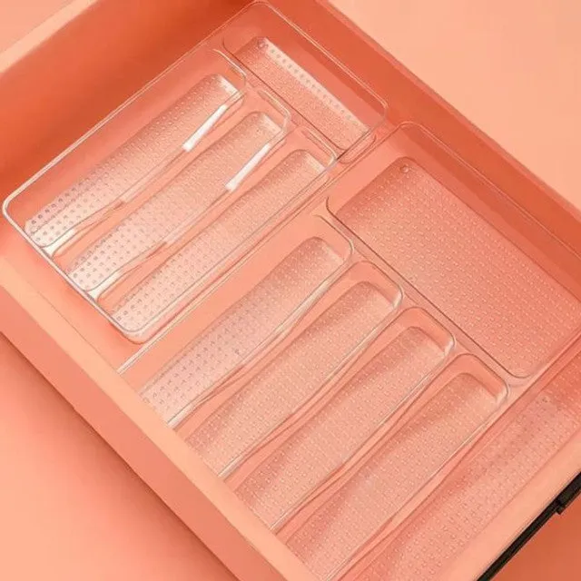 37X4.5X31Cm Acrylic Cutlery Organizer