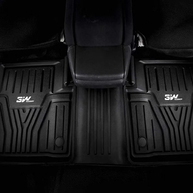 3W Honda Accord 2018-2022 Hatchback Coupe Sedan (Include Hybrid Model) Custom Floor Mats TPE Material & All-Weather Protection