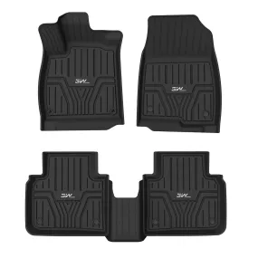 3W Honda Accord 2018-2022 Hatchback Coupe Sedan (Include Hybrid Model) Custom Floor Mats TPE Material & All-Weather Protection