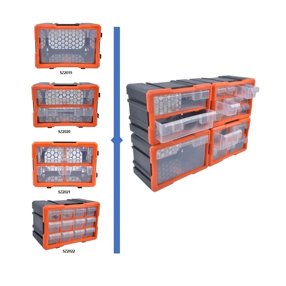 4-pc Modular Storage Solution With Drawers Set