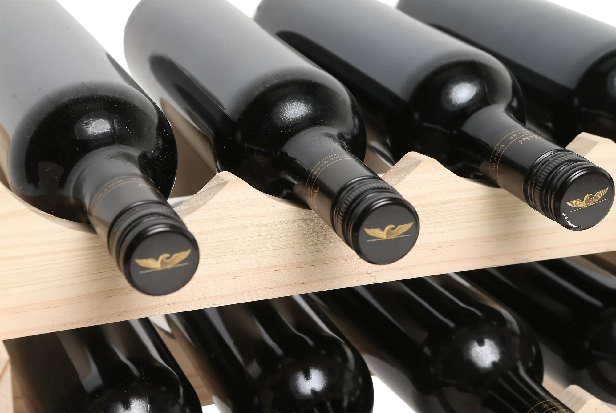 72 Bottle Wood Wine Rack