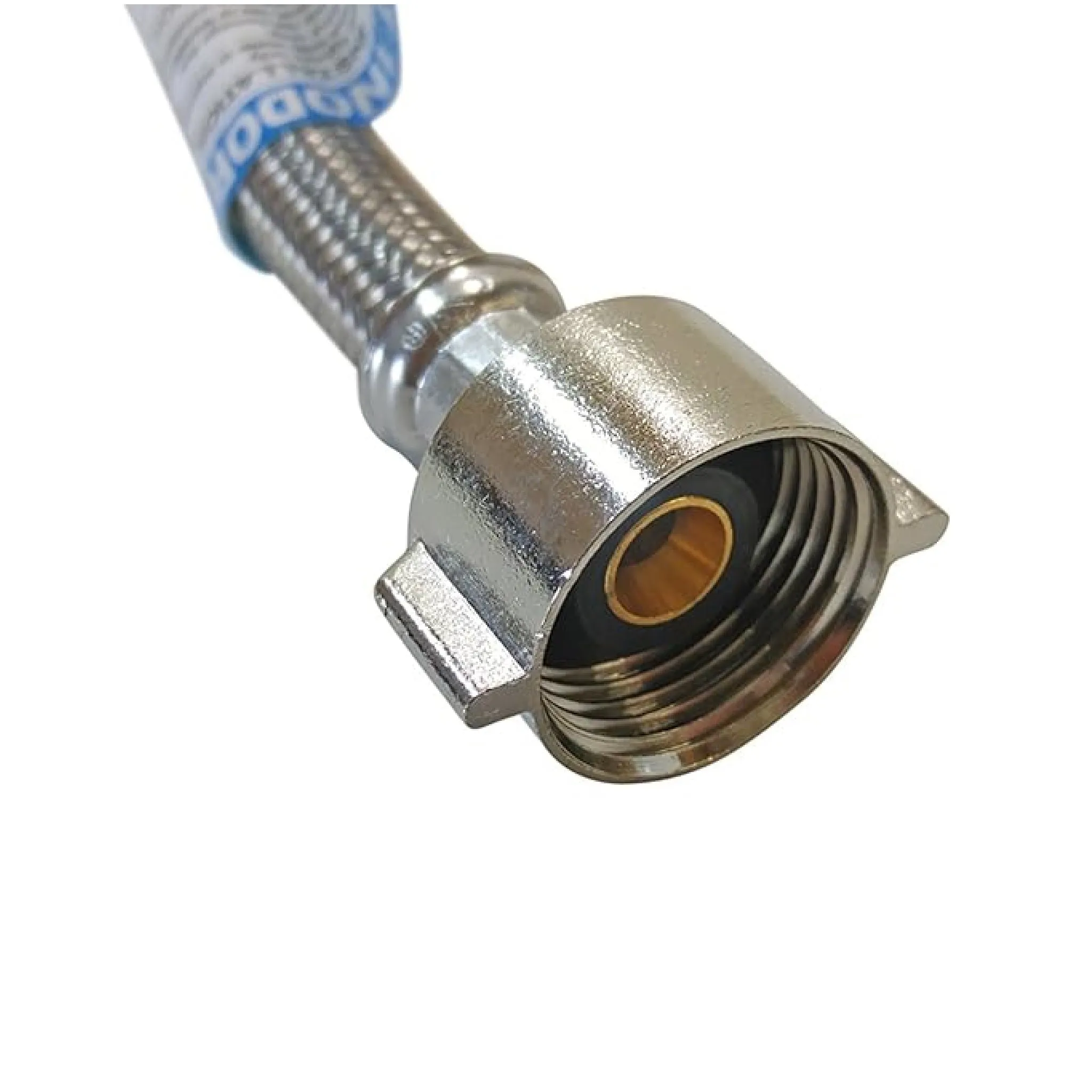 7/8" BC x 3/8" COMP 12" Stainless Steel Braided Toilet Supply Line 2 Pack
