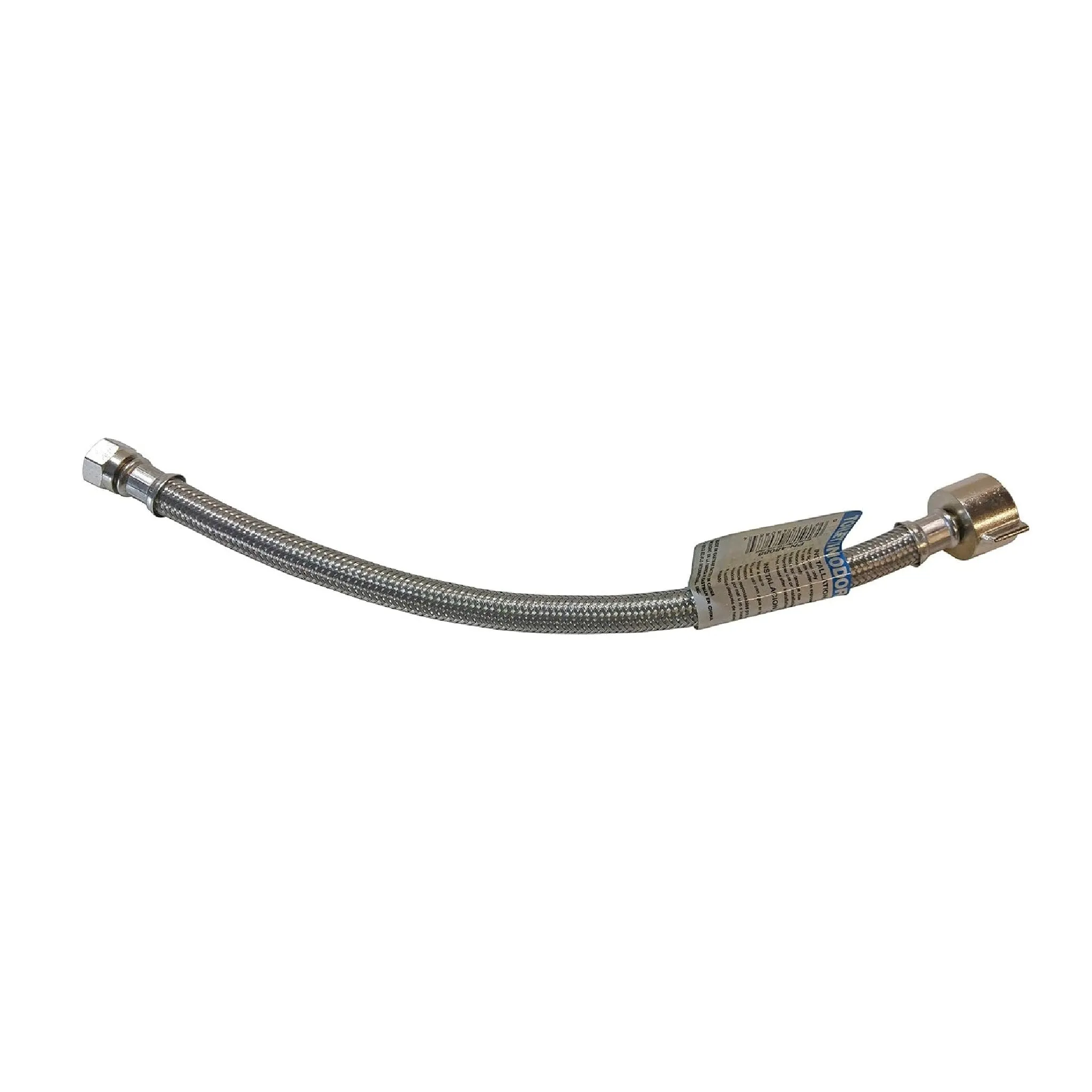 7/8" BC x 3/8" COMP 12" Stainless Steel Braided Toilet Supply Line 2 Pack