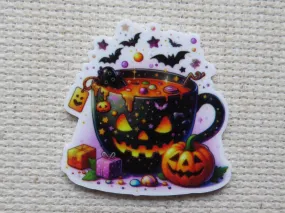 A Cup of Halloween Cheer Needle Minder, Cover Minder, Magnet