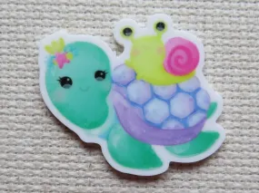 A Turtle and A Snail Needle Minder, Cover Minder, Magnet