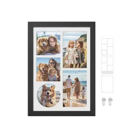 A4 Picture Frame with Mats for Wall Decor