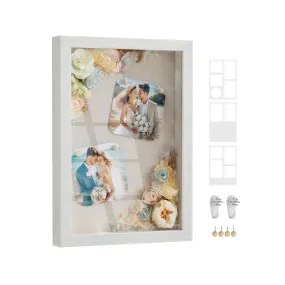A4 Shadow Box Frame with Wood Push Pins