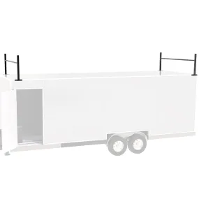 Adjustable Roof Ladder Racks Fit for 4"-7" Wide Enclosed Trailers Cargo Vans Trucks