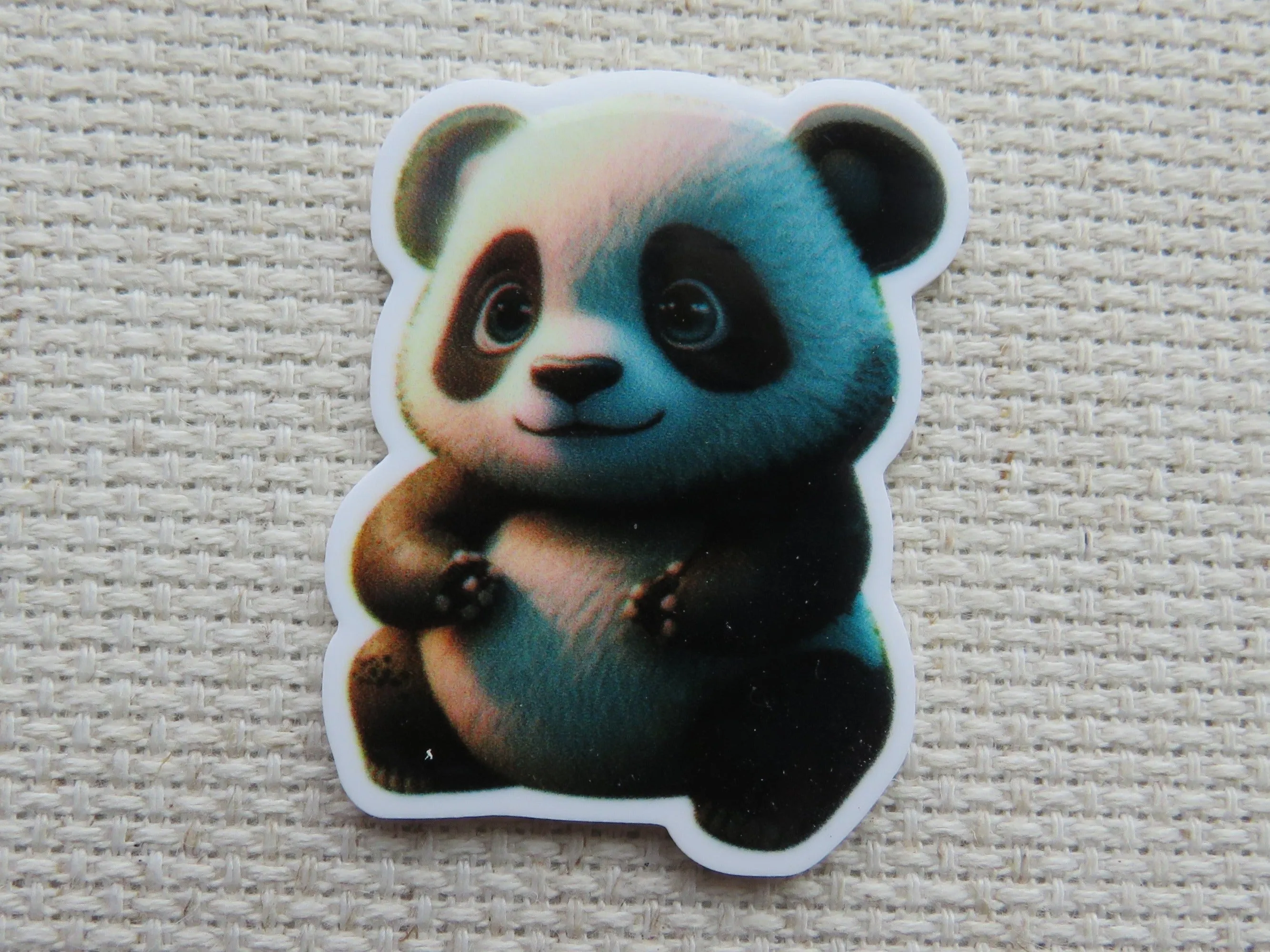 Adorable Panda Needle Minder, Cover Minder, Magnet