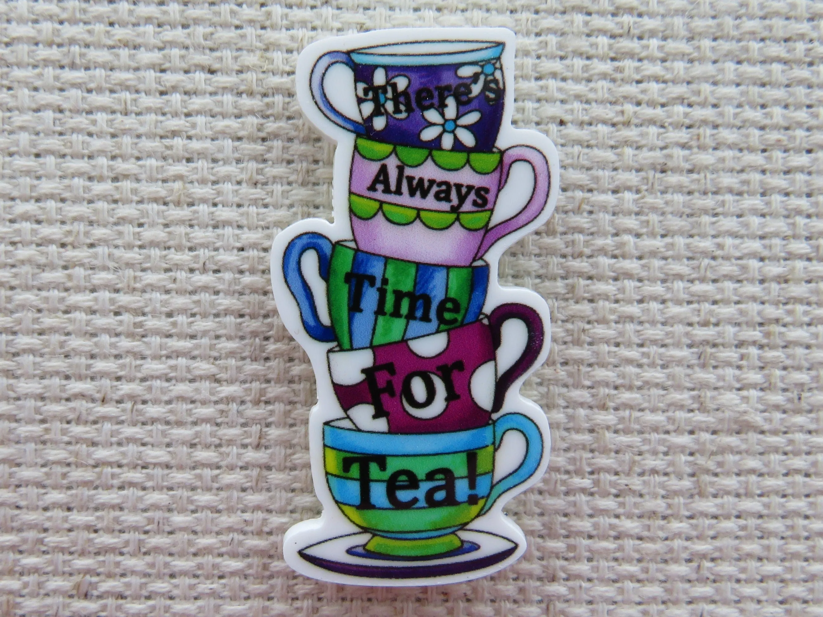 Always Time for Tea! Needle Minder, Cover Minder, Magnet