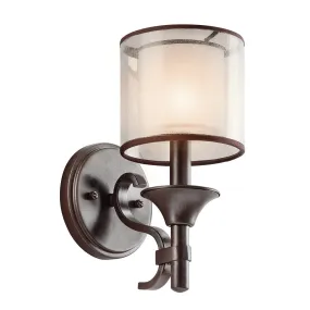 Anerley Bronze Wall Light with Double Shade - ID 7273