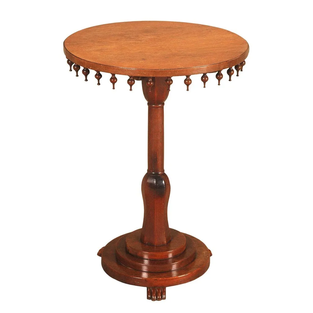 Anglo-Indian Side Table with Pendant Frieze