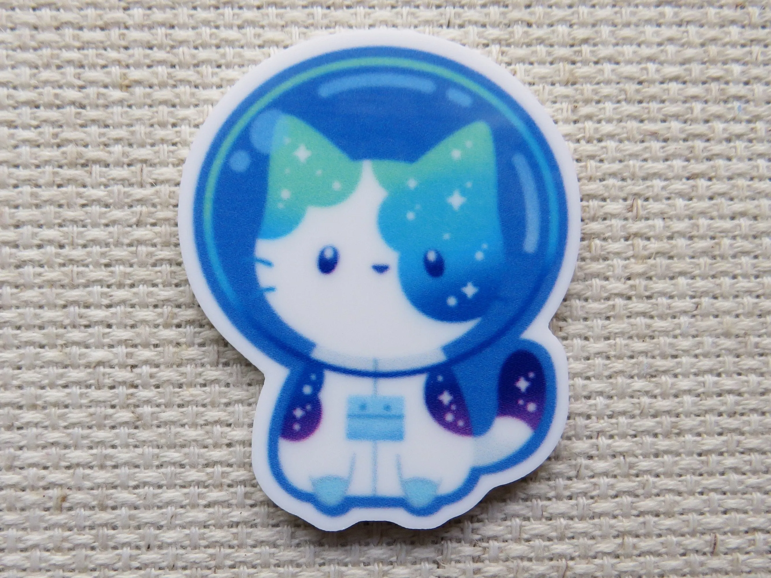 Astronaut Kitty Needle Minder, Cover Minder, Magnet