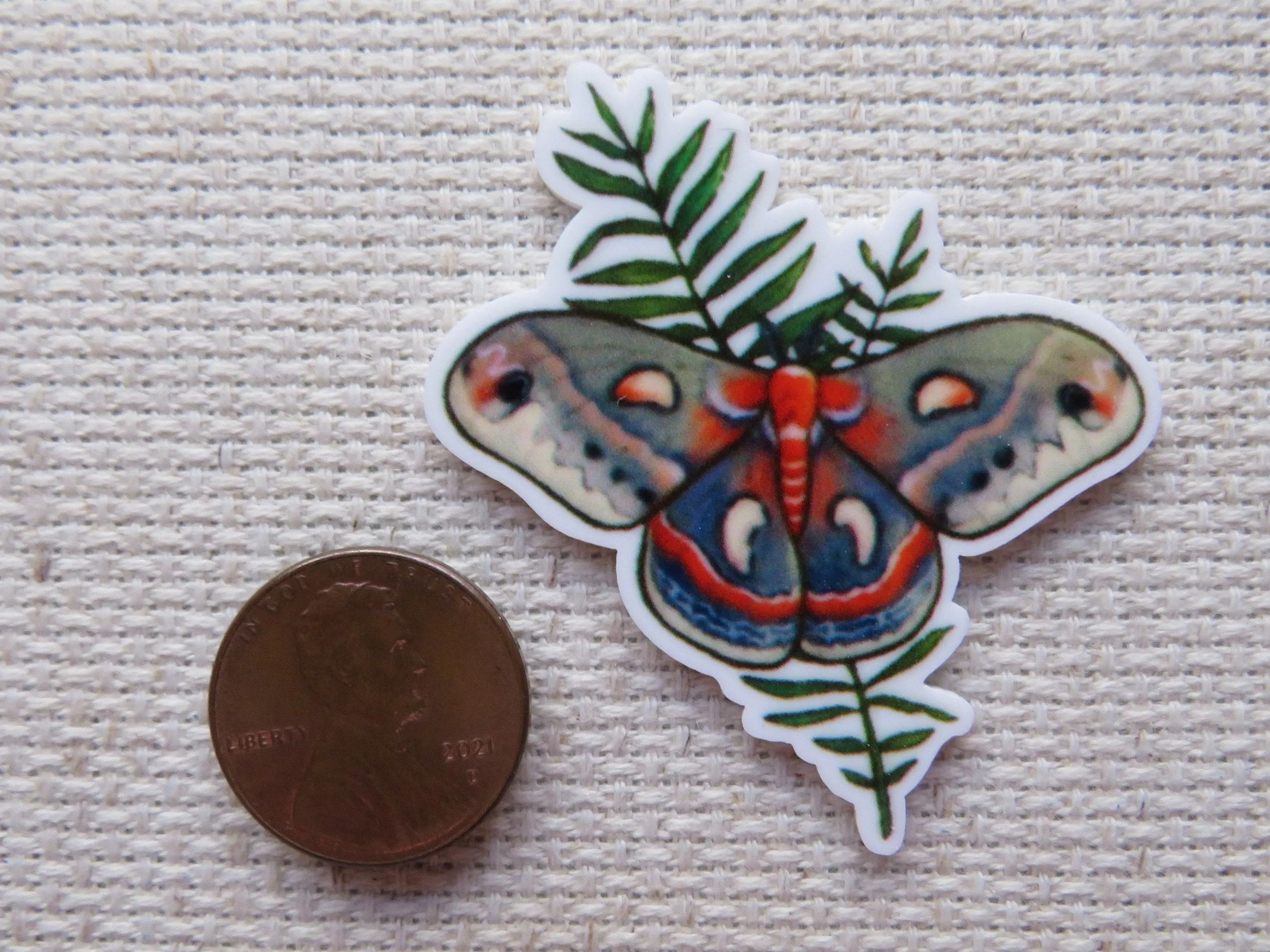Atlas Moth Needle Minder, Cover Minder, Magnet