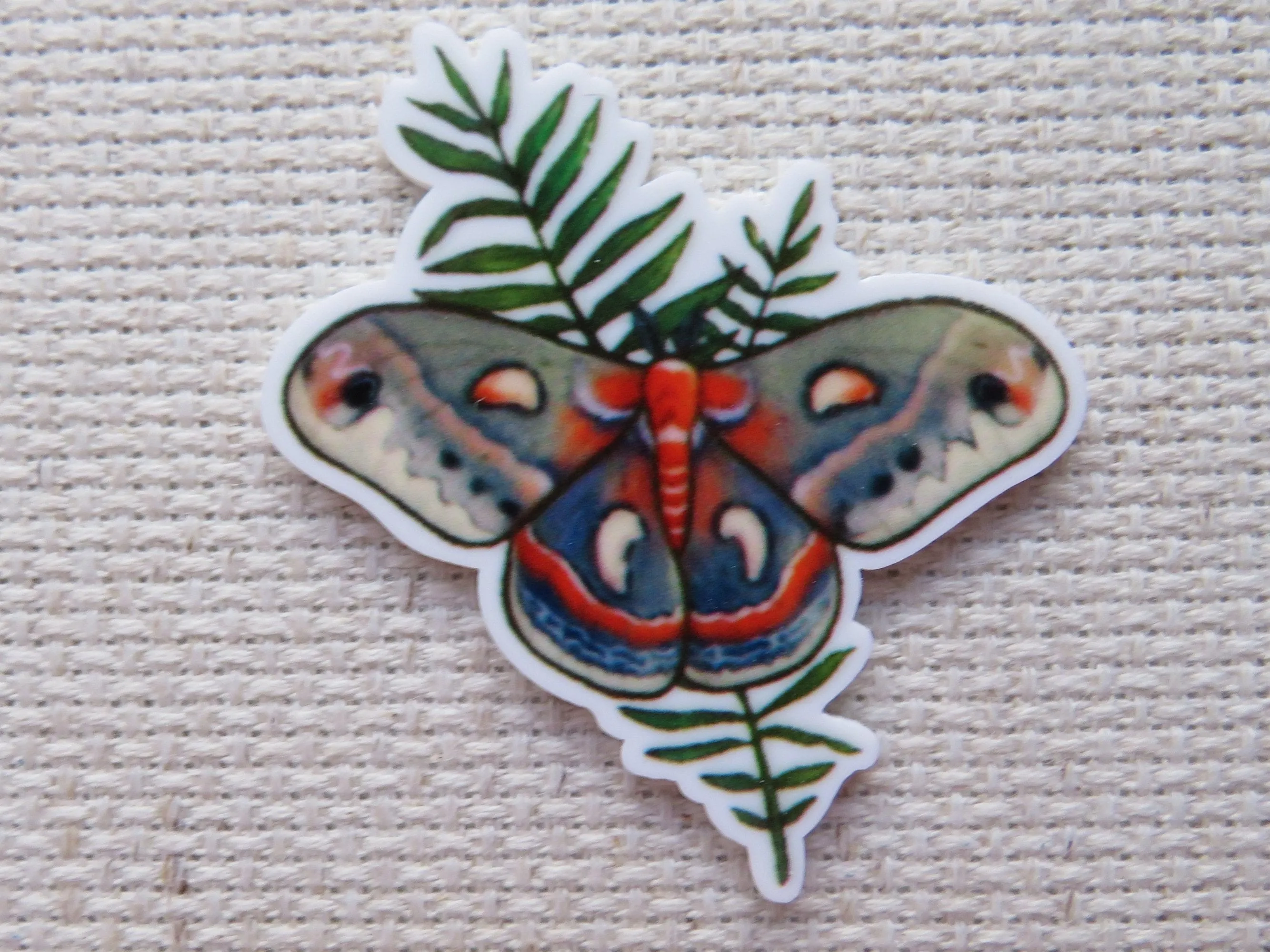 Atlas Moth Needle Minder, Cover Minder, Magnet