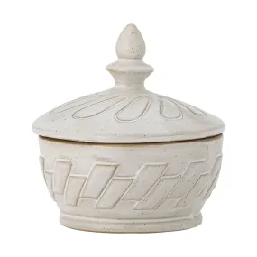 Aura Stoneware Jar with Lid