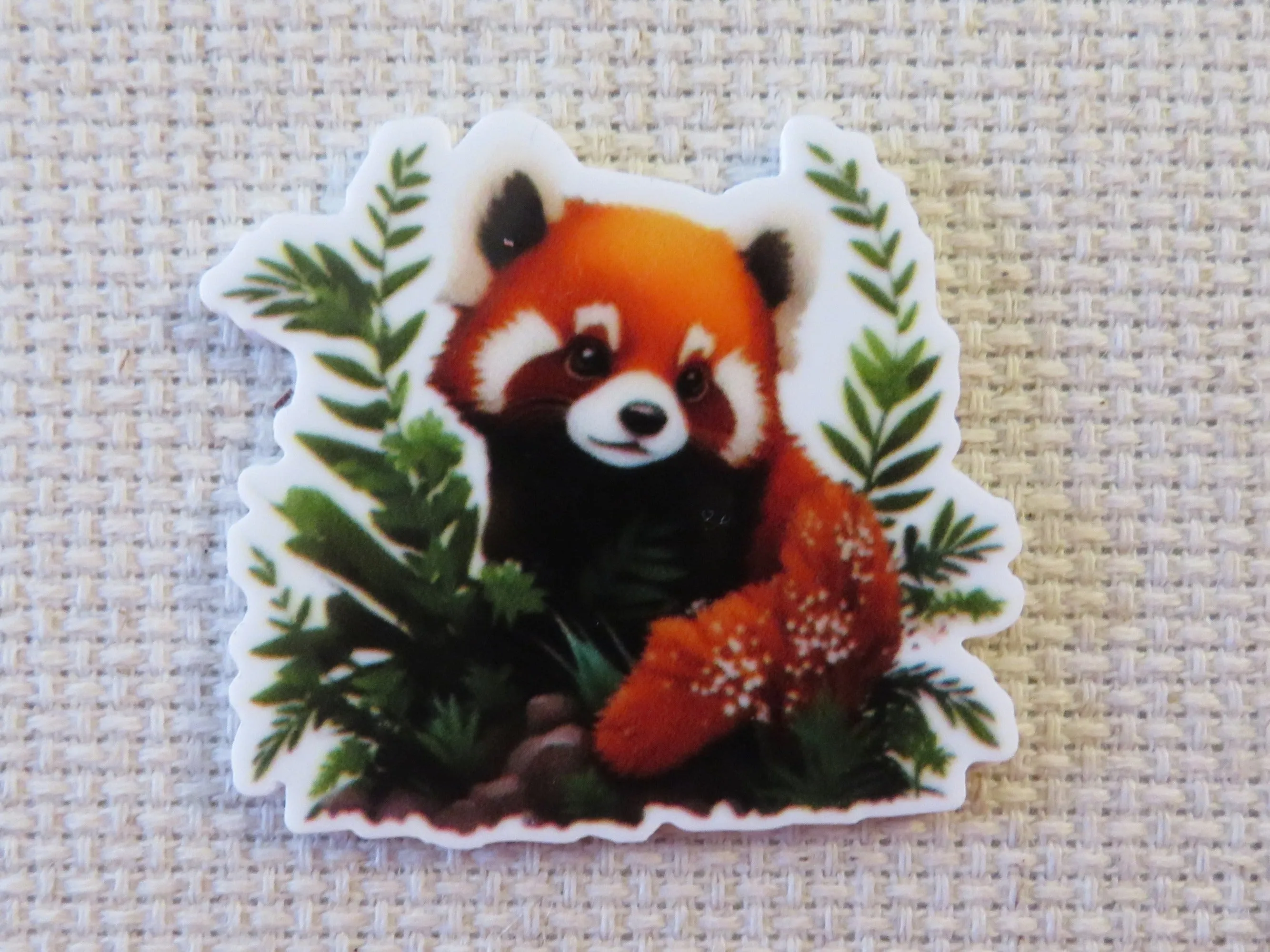 Awesome Red Panda Needle Minder, Cover Minder, Magnet