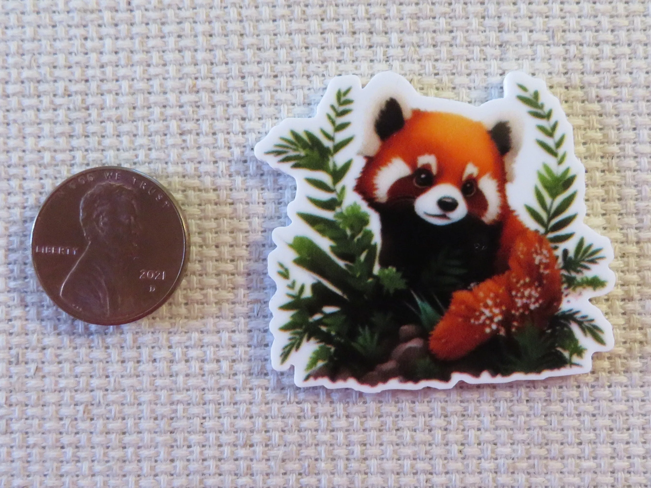 Awesome Red Panda Needle Minder, Cover Minder, Magnet