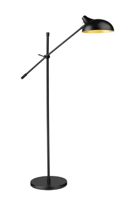 Bellamy One Light Floor Lamp in Matte Black