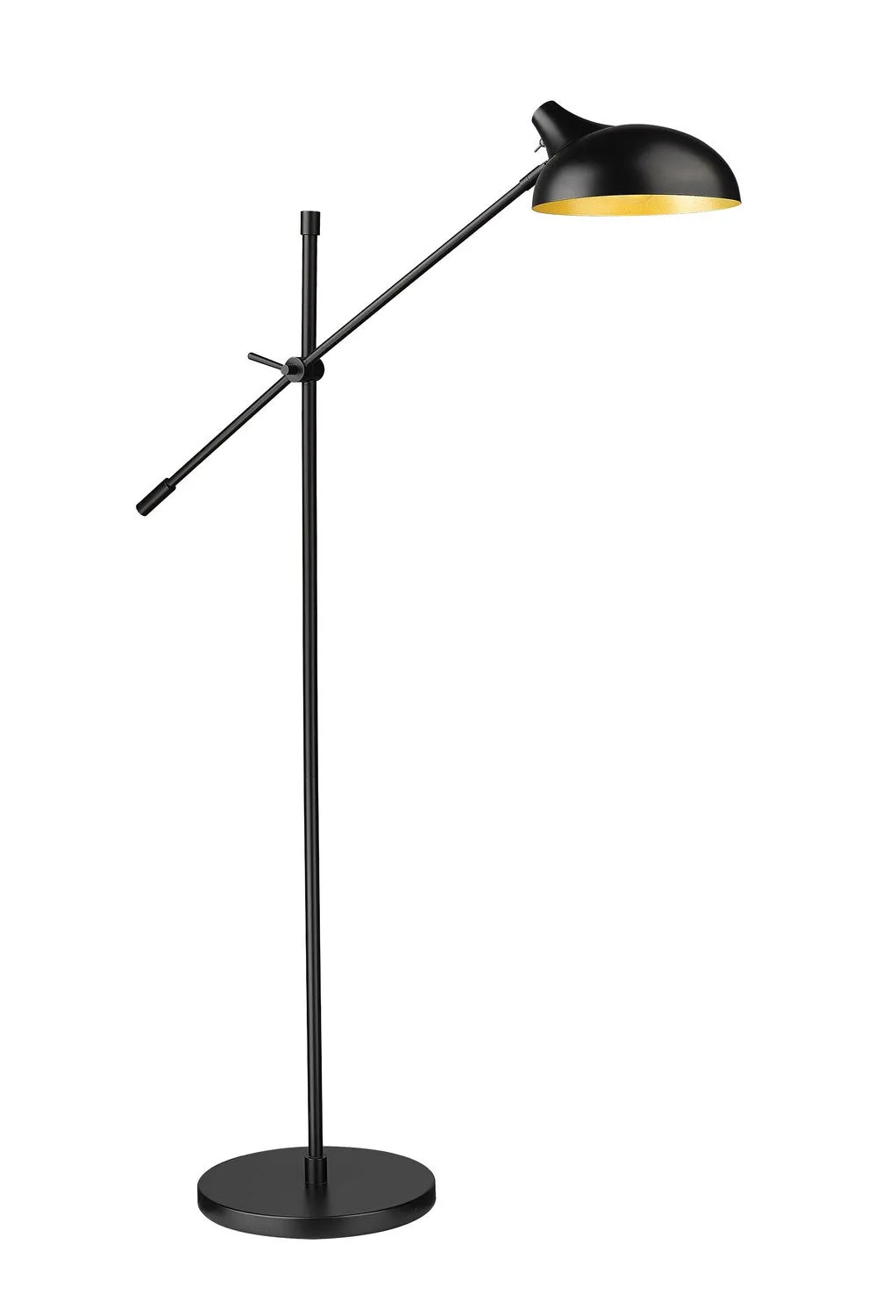 Bellamy One Light Floor Lamp in Matte Black