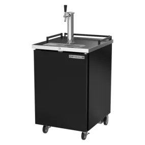 Beverage-Air BM23HC-B 24" Black Single Tap Kegerator Beer Dispenser - (1) 1/2 Keg Capacity