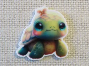Big Eyed Turtle Needle Minder, Cover Minder, Magnet