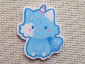 Blue Cotton Candy Catacorn Needle Minder, Cover Minder, Magnet
