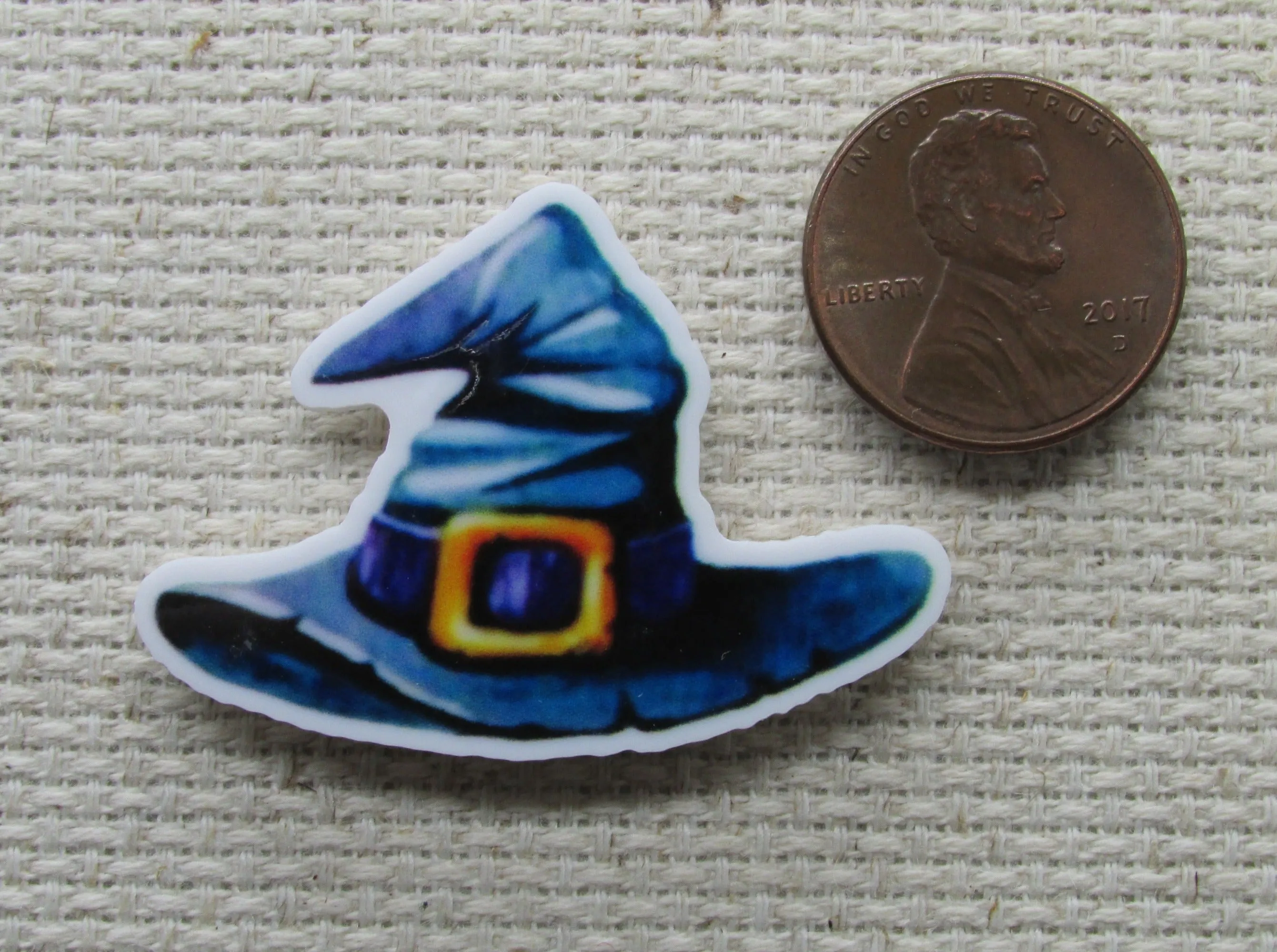 Blue Wizard/Witch Hat Needle Minder, Cover Minder, Magnet