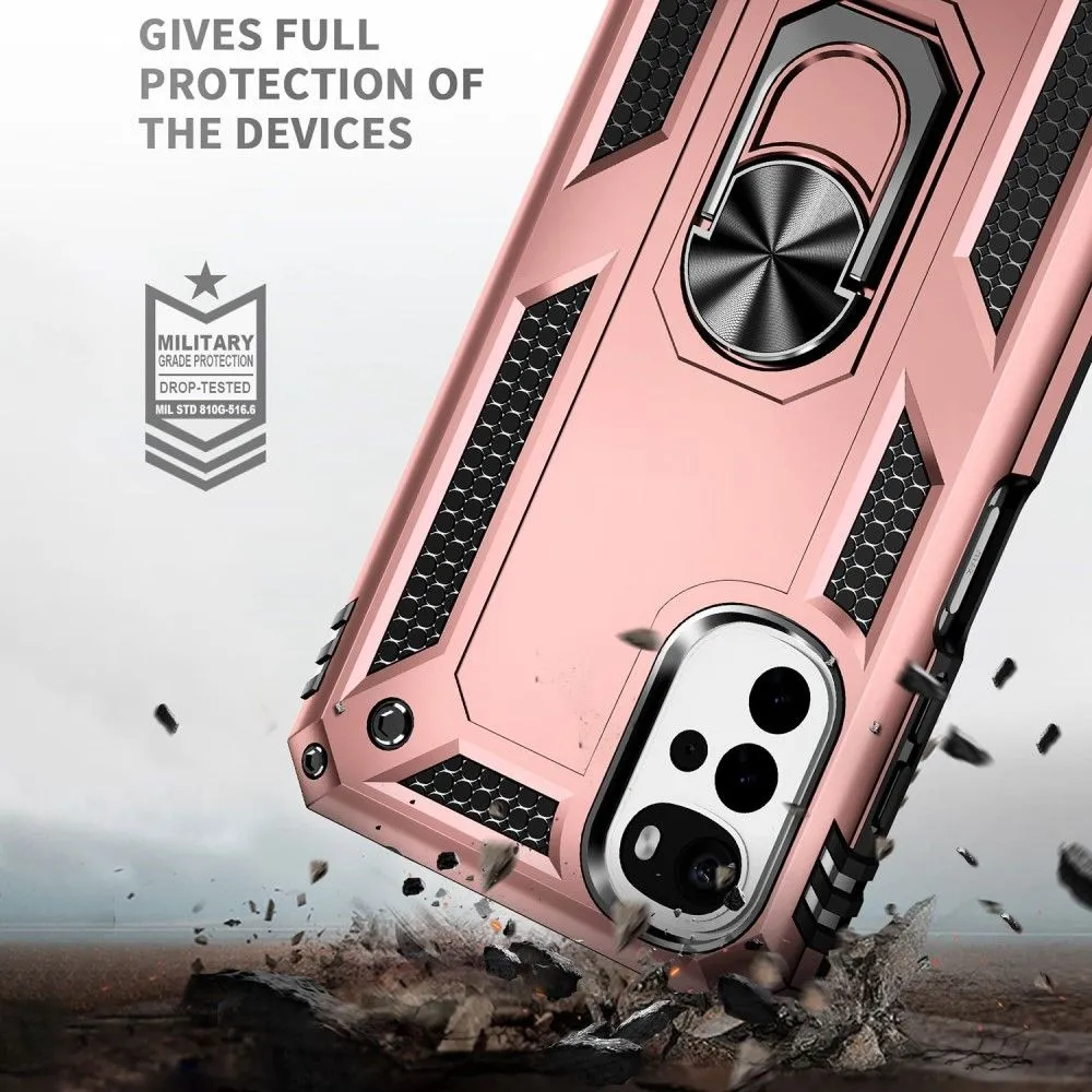 Bofink Combat Motorola Moto G22 case - Rose Gold
