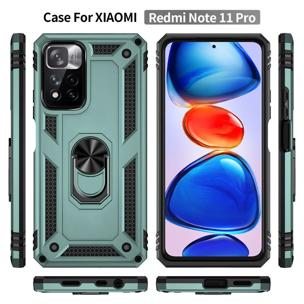Bofink Combat Xiaomi Redmi Note 11 Pro / 11 Pro Plus case - Blackish Green
