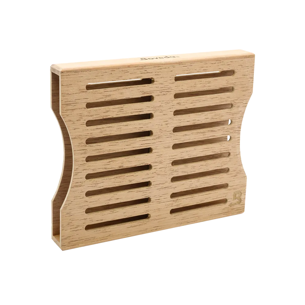 Boveda Wood Holder - 2 Packets, Side-By-Side