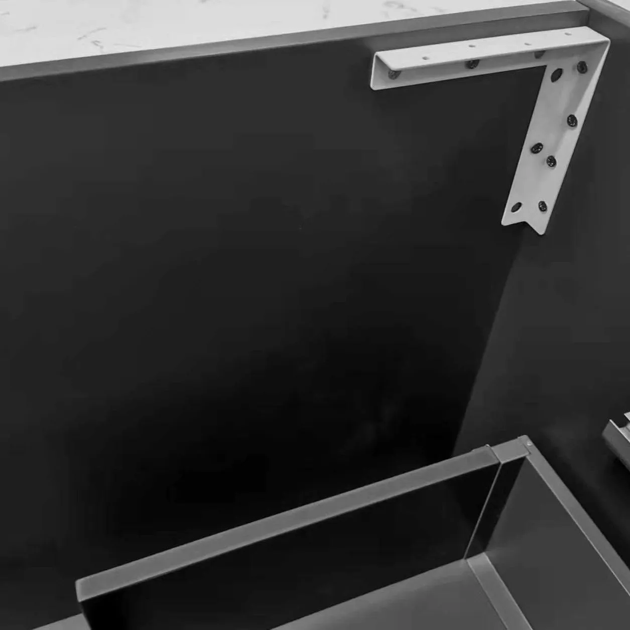 Bronte 750mm Wall Hung Bathroom Vanity - Matte Black