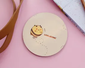 Bumblebutt Bee Coaster | Bee Free Kawaii Honey Bee Table Mat | Cute Adorable Bee Decor