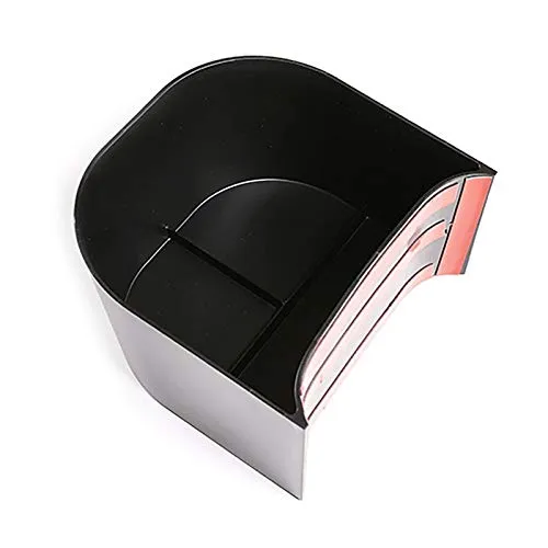 Car Accessories Fit for Tesla Model 3 & Model Y ABS Black Car Rear Storage Box Two-Row Sundries Storage Box Car Storage Box