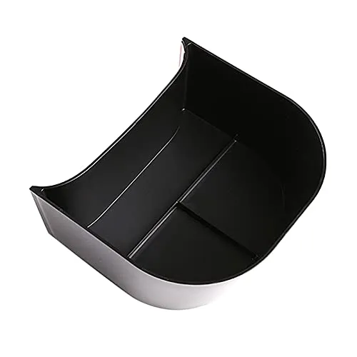 Car Accessories Fit for Tesla Model 3 & Model Y ABS Black Car Rear Storage Box Two-Row Sundries Storage Box Car Storage Box