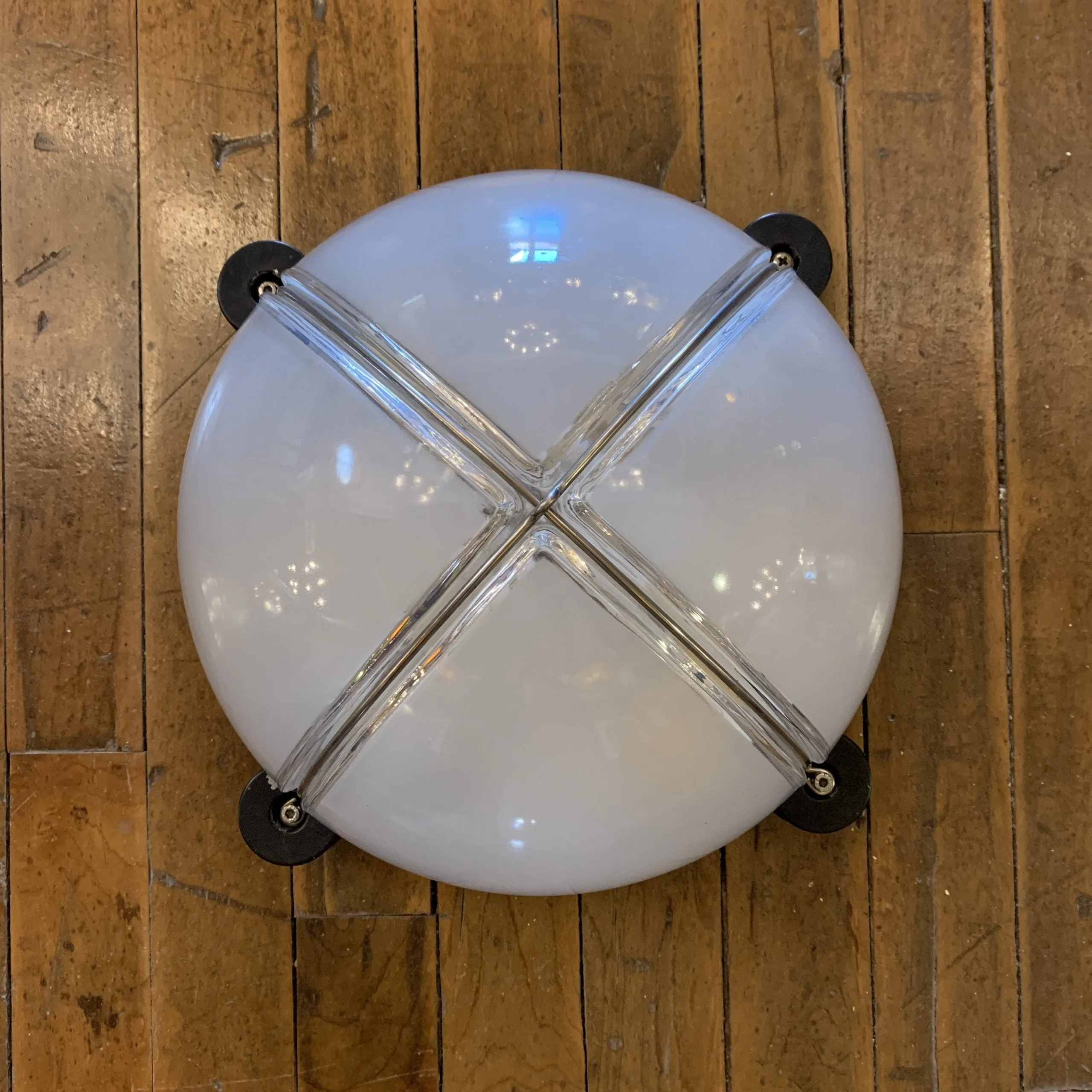 Ceiling Mount Light, Italian, Contemporary, Frosted Glass