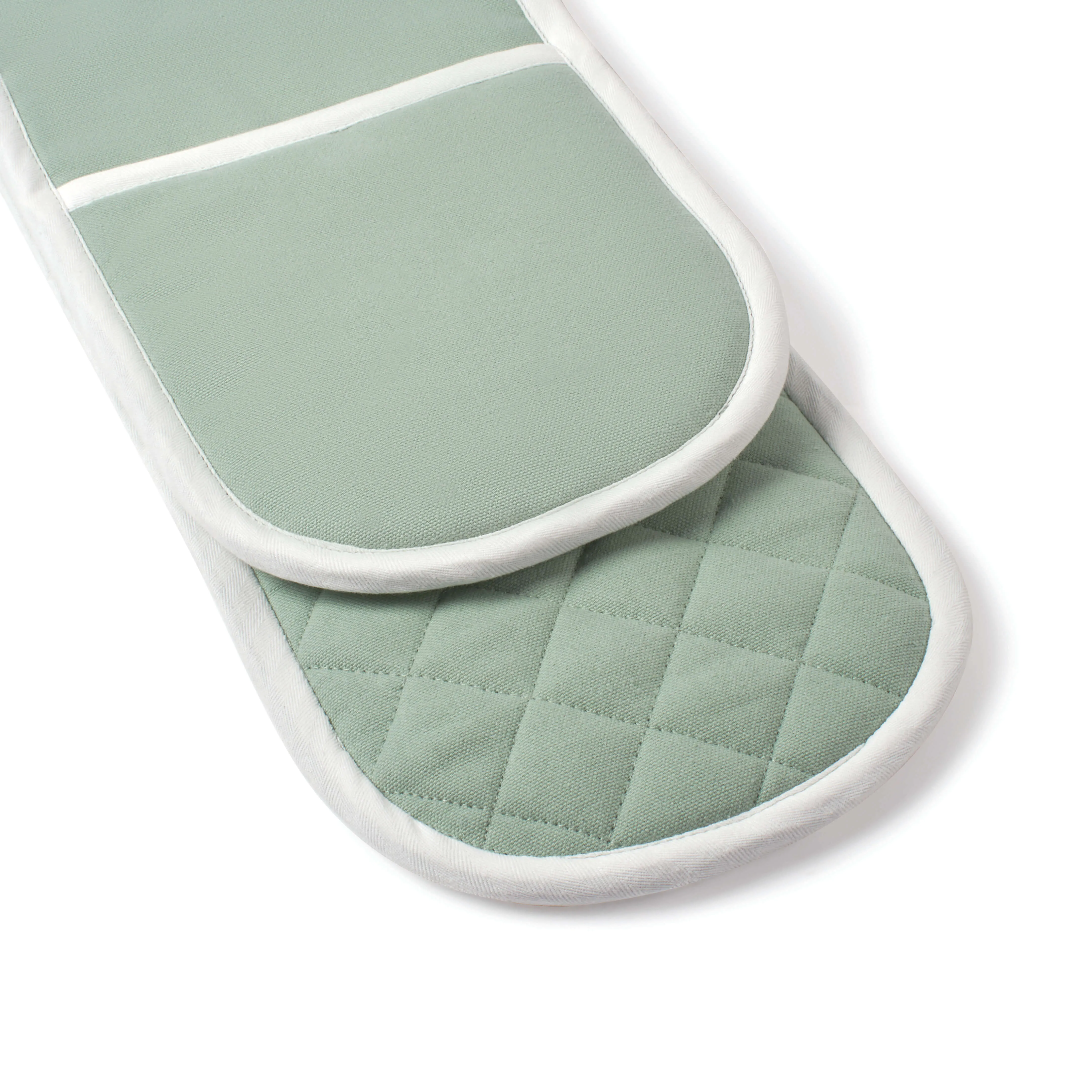 Chef Ellie Double Mitt 90 x 20cm - Sage