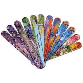 Christian Emery Board - Faith Hope Love (24-Pack) - 150/150 Grit Colorful Nail File - Nail Spa Party Favors Supplies - Best Stocking Stuffers Gift for Girls Women Kids Mom Girlfriend -