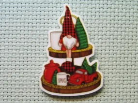 Christmas Gnome Needle Minder, Cover Minder, Magnet