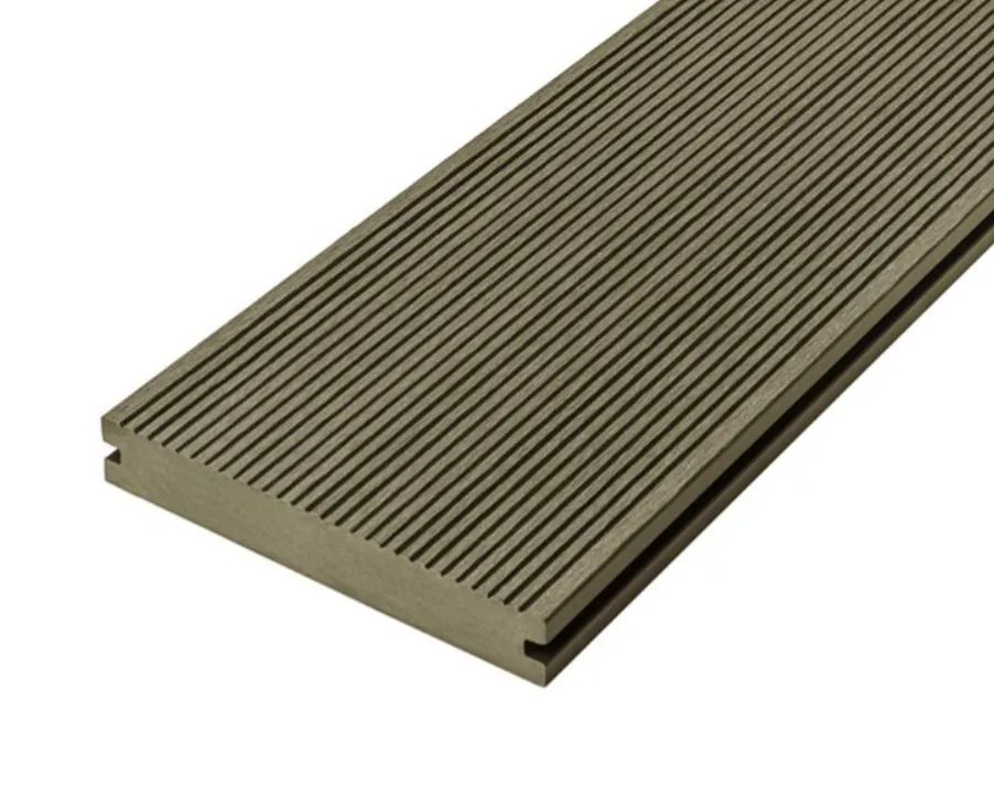 Cladco Solid Woodgrain Effect Reversible Composite Decking Board - Olive Green (4m)