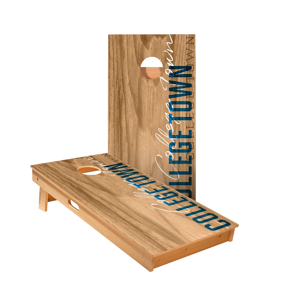 College Town Campus Gameday Star Cornhole Boards
