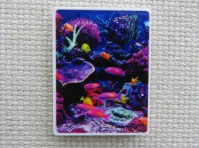 Coral Aquarium Needle Minder, Cover Minder, Magnet