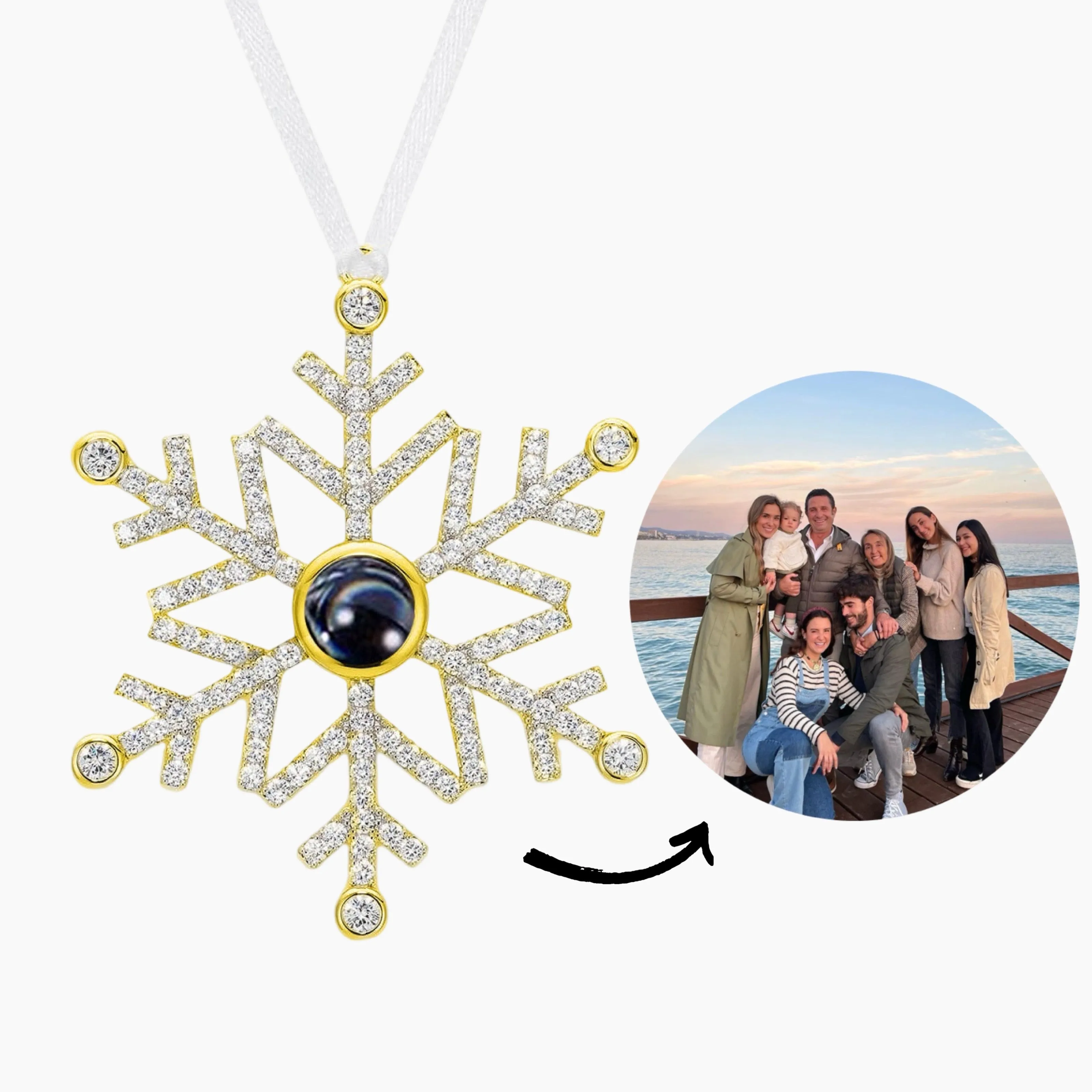 Custom Snowflake Ornament