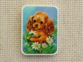Cute Spaniel Puppy Needle Minder, Cover Minder, Magnet
